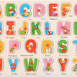 wooden puzzle alphabet